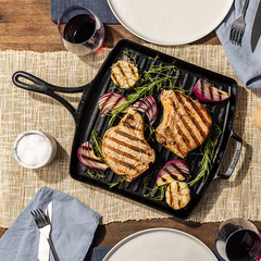 Blacklock 12 Inch Lightweight Cast Iron Grill Pan