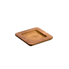 5.5 Square Walnut Wood Underliner 