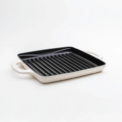 USA Enamel 11 Inch Enameled Cast Iron Grill Pan